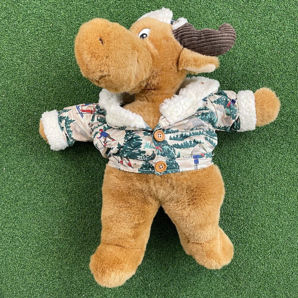 Vintage Commonwealth Toys Max the Moose Plush Stuffed Animal